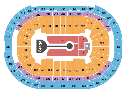 PNC Arena Lauren Daigle Seating Chart